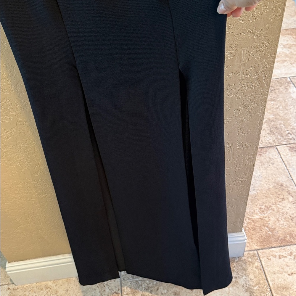 BCBG MaxAzria Black Lace Julia Crepe Gown Size 2 NEW - Picture 16 of 17